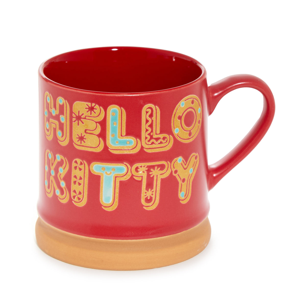 Hello Kitty Gingerbread Holiday Ceramic Mug Gift Set (Set of 2) Home Goods Blue Sky Clayworks