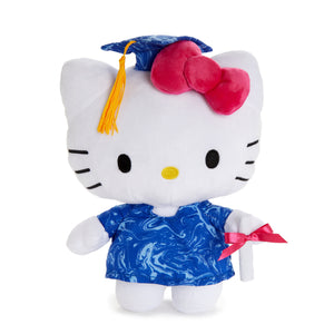Hello Kitty 10" Blue Cap and Gown Graduation Plush Plush FIESTA   