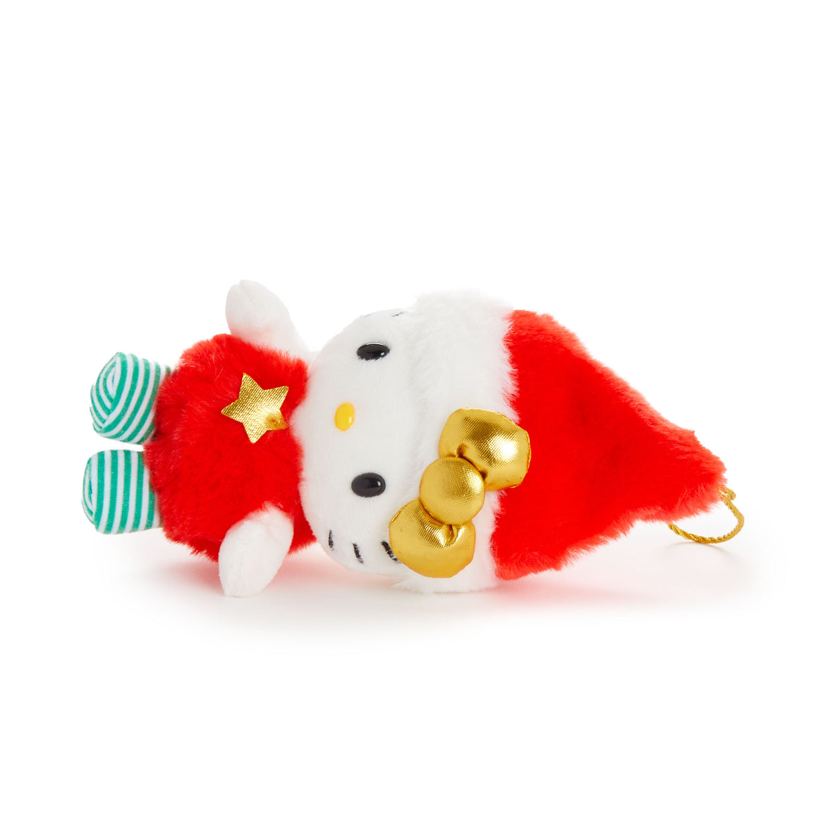 Hello Kitty Santa&#39;s Helper Plush Ornament (Red) Seasonal NAKAJIMA CORPORATION   