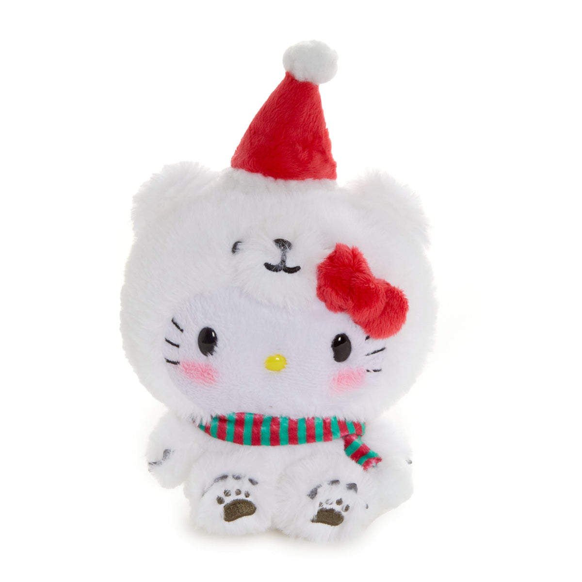 Hello Kitty 8&quot; Holiday Polar Bear Mascot Plush (White) Plush NAKAJIMA CORPORATION   