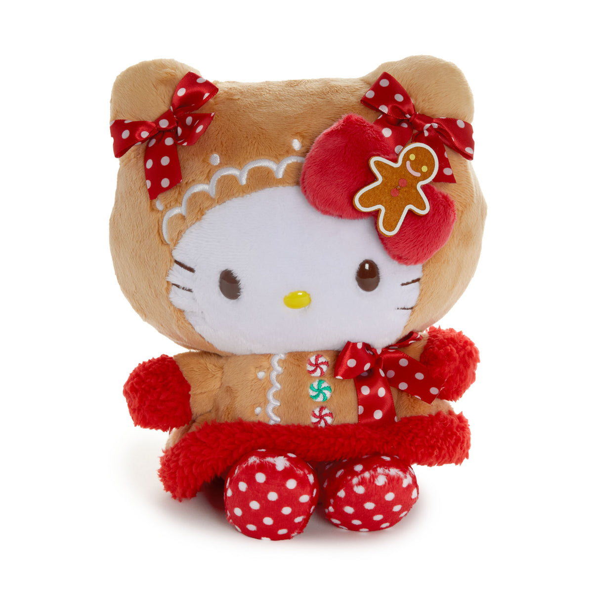 Hello Kitty 8&quot; Holiday Gingerbread Plush Plush NAKAJIMA CORPORATION   
