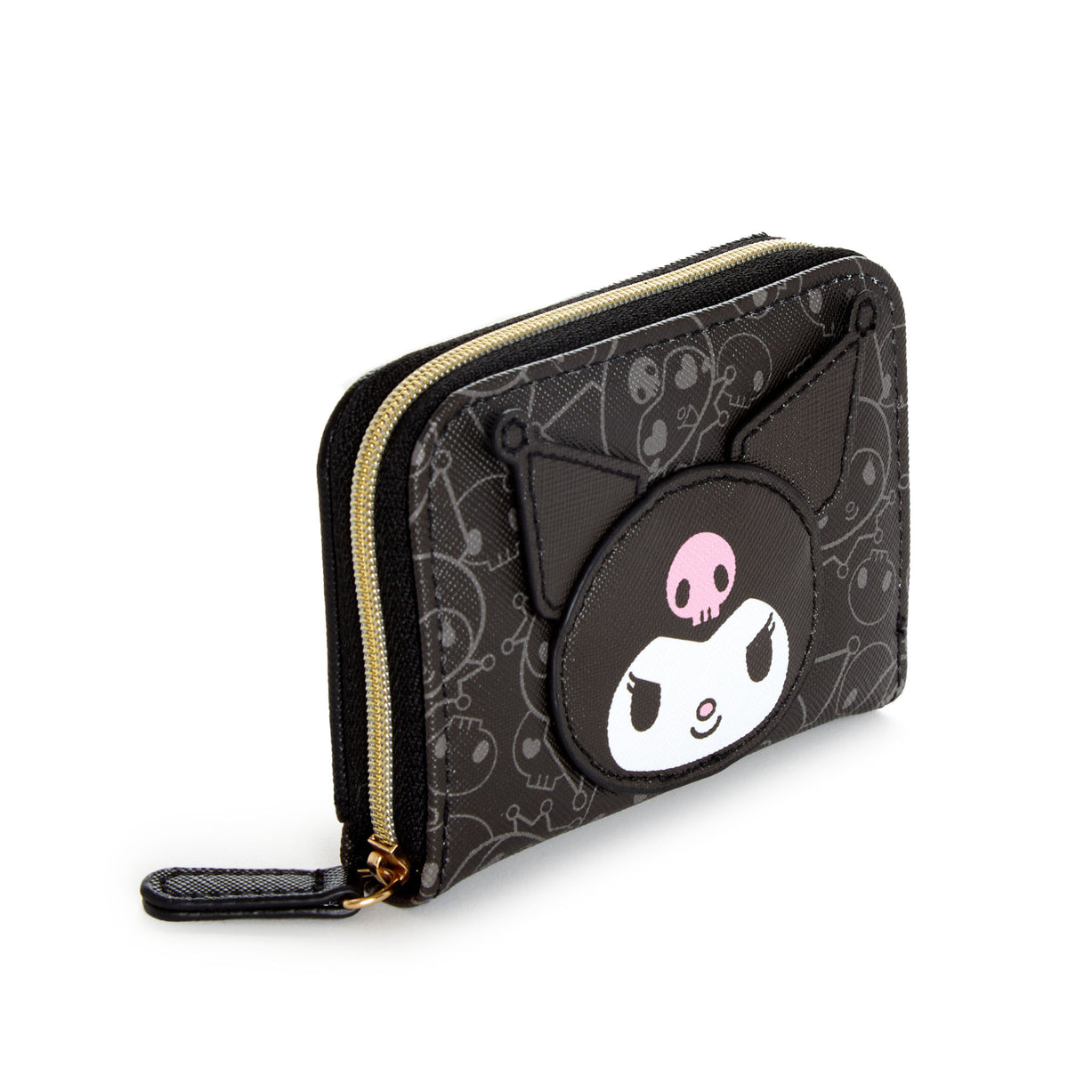 Kuromi Compact Zipper Wallet (Kuromify Print Series) Bags NAKAJIMA CORPORATION   