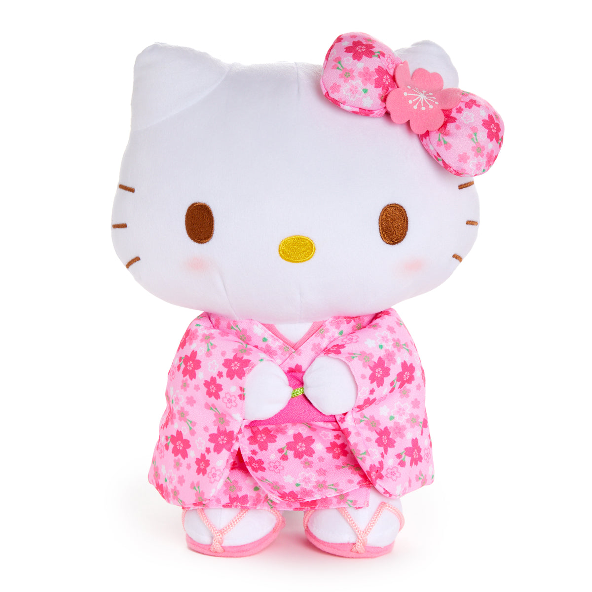 Hello Kitty 12" Pink Standing Plush (Spring Kimono Series) Plush NAKAJIMA CORPORATION