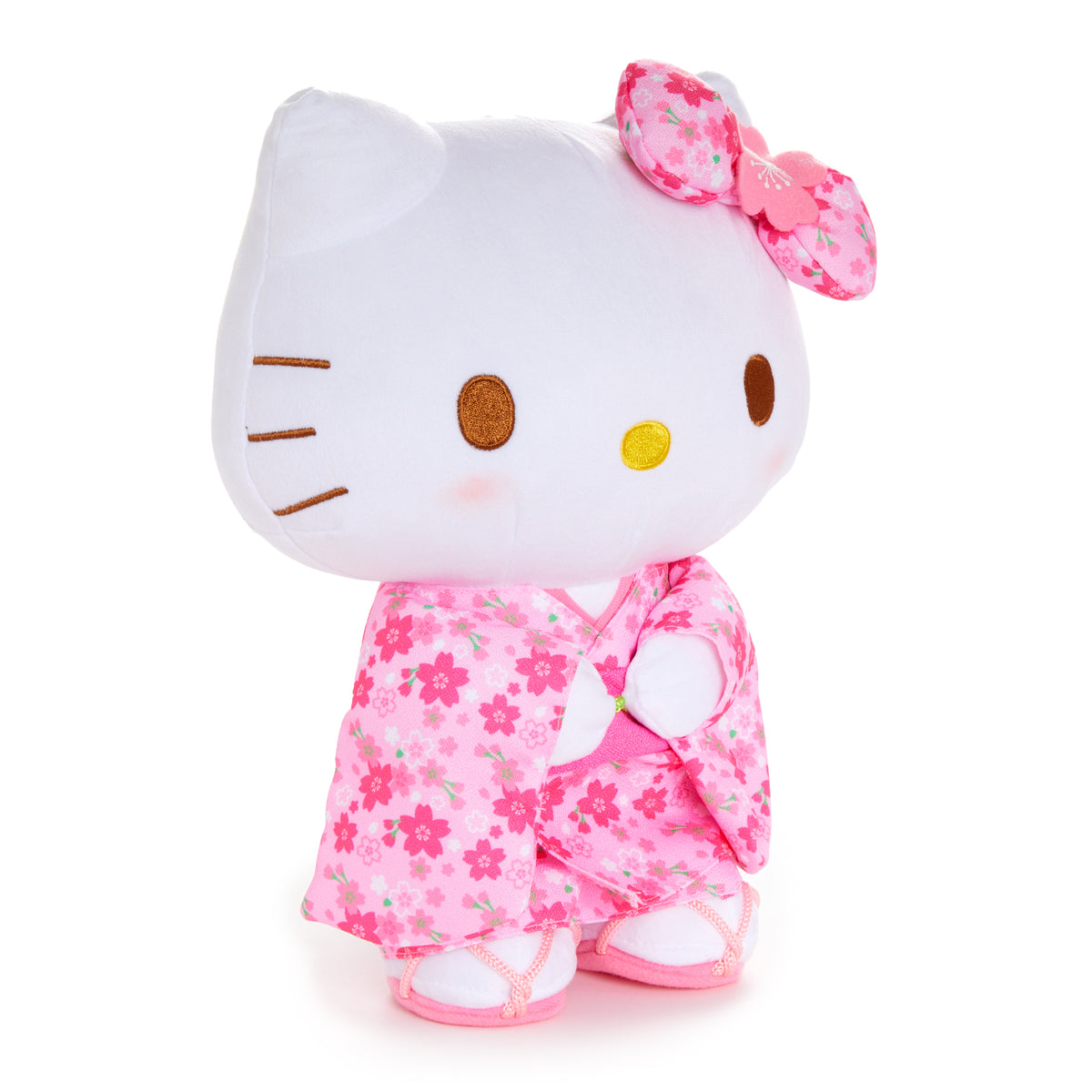 Hello Kitty 12" Pink Standing Plush (Spring Kimono Series) Plush NAKAJIMA CORPORATION