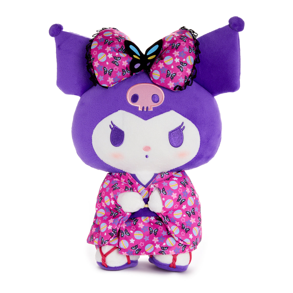 Kuromi 14" Pink Standing Plush (Spring Kimono Series) Plush NAKAJIMA CORPORATION