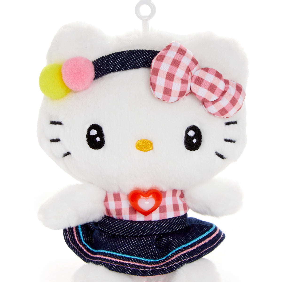 Hello Kitty Mascot Clip (Retro Denim Series) Accessory NAKAJIMA CORPORATION