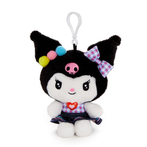 Kuromi Mascot Clip (Retro Denim Series) Accessory NAKAJIMA CORPORATION