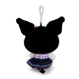 Kuromi Mascot Clip (Retro Denim Series) Accessory NAKAJIMA CORPORATION
