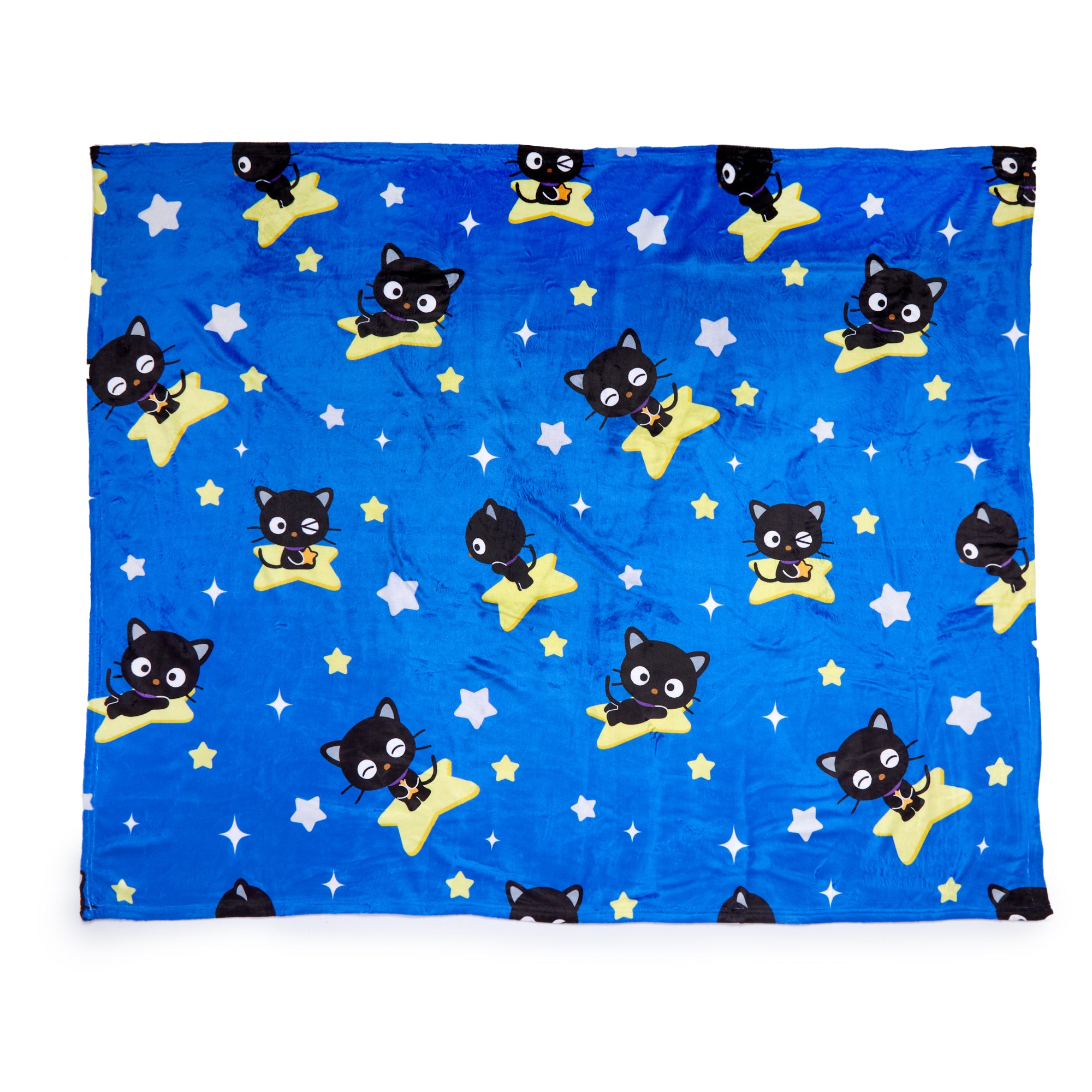Chococat Starry Night Throw Blanket Home Goods Printful   