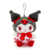 Kuromi Mascot Clip (Strawberry Fields Series) Plush NAKAJIMA CORPORATION