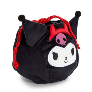 Kuromi Lil' Devil Drawstring Bag Bags BIOWORLD   