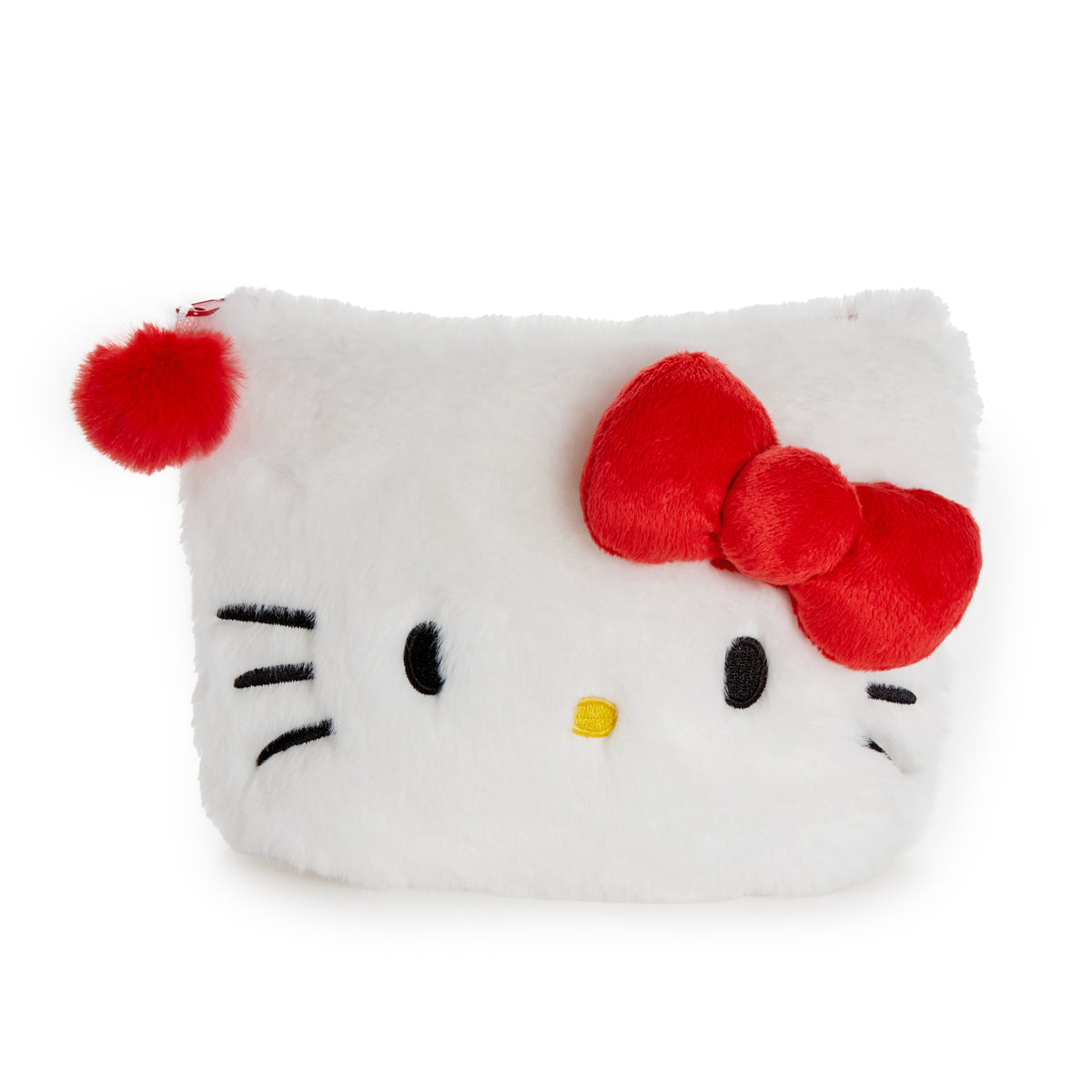 Hello Kitty Classic Plush Zipper Pouch Bags HUNET GLOBAL CREATIONS INC   