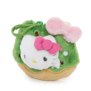 Hello Kitty Donut Mascot Clip (Matcha Sweets Series) Plush NAKAJIMA CORPORATION   