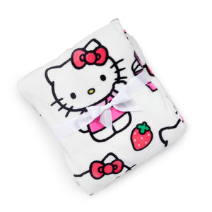 Hello Kitty Throw Blanket (Strawberry Print Series) Home Goods JAY FRANCO AND SONS INC   