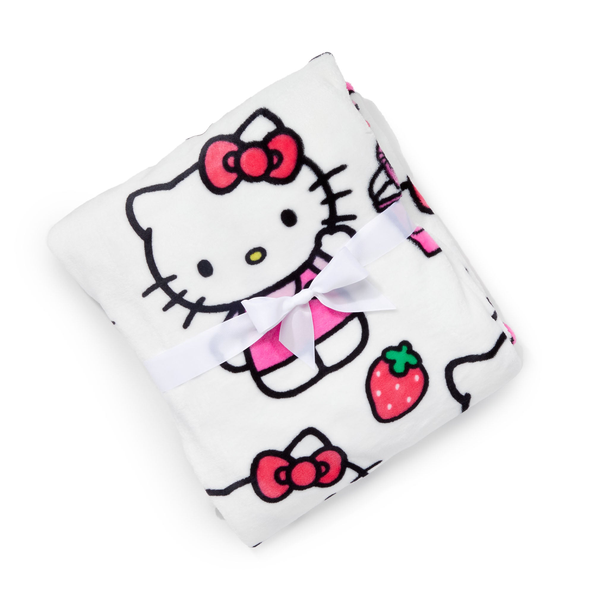 Hello Kitty Throw Blanket (Strawberry Print Series)