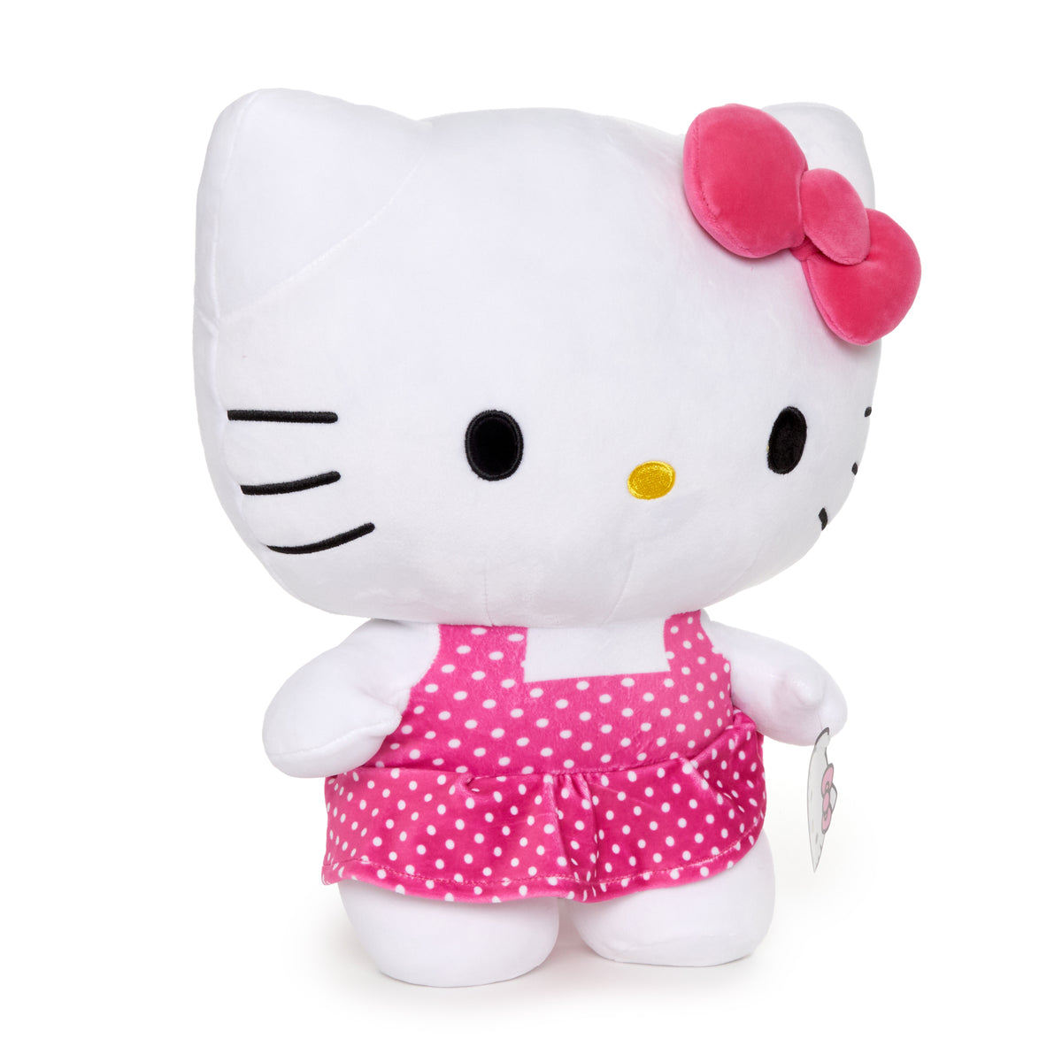 Hello Kitty 16&quot; Retro Pink Polka Dot Large Plush Plush FIESTA   