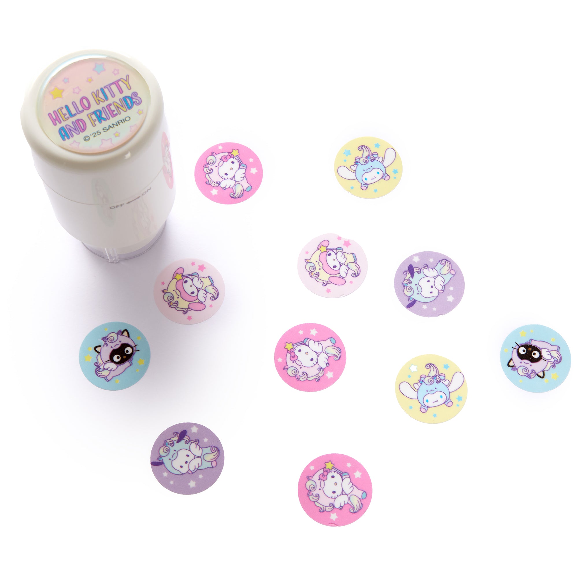 Hello Kitty and Friends Sticker Stamper (Pegasus Series) Stationery NAKAJIMA CORPORATION