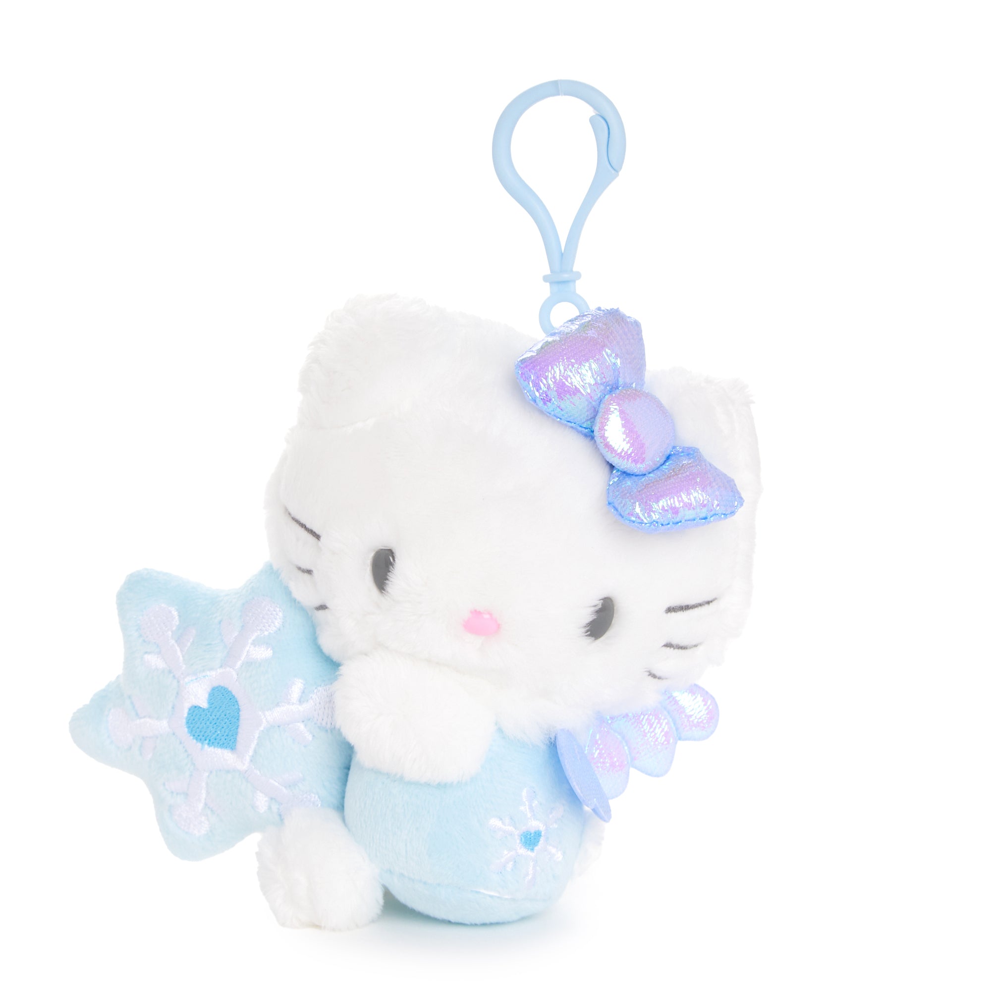 Hello Kitty Plush Mascot Clip (Snow Angel Series) Plush NAKAJIMA CORPORATION