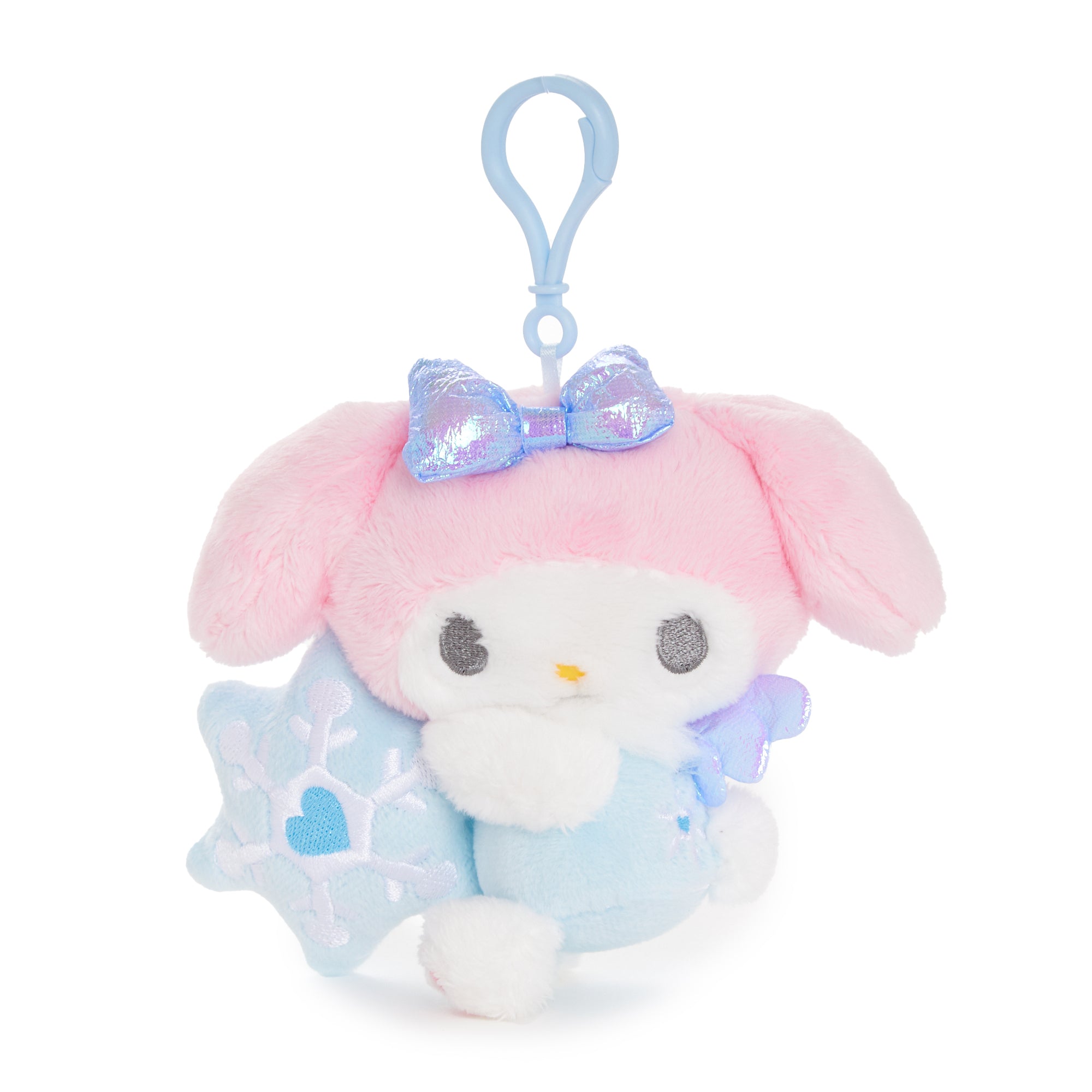 My Melody Plush Mascot Clip (Snow Angel Series) Plush NAKAJIMA CORPORATION