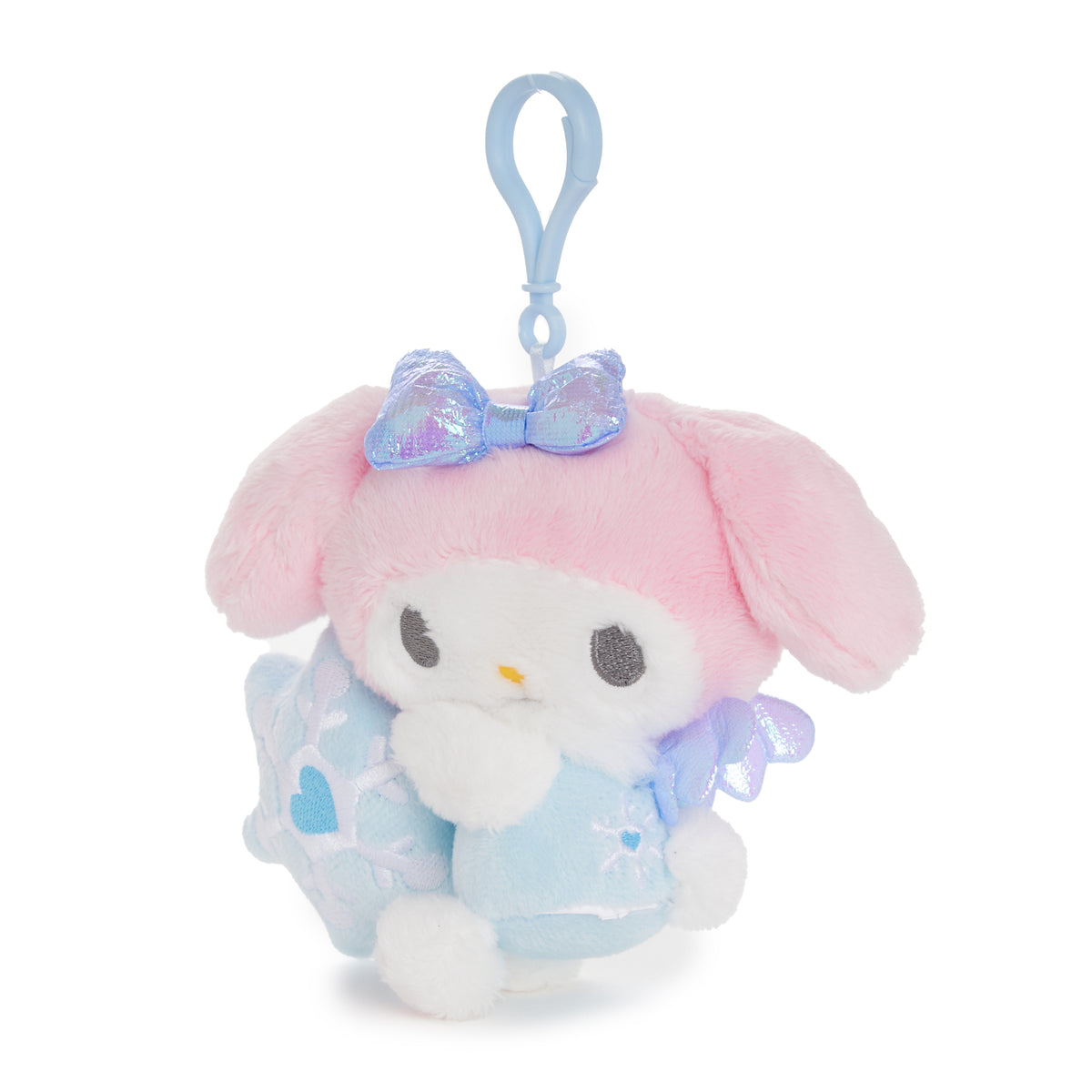My Melody Plush Mascot Clip (Snow Angel Series) Plush NAKAJIMA CORPORATION