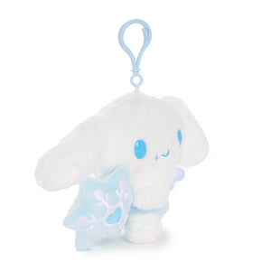 Cinnamoroll Plush Mascot Clip (Snow Angel Series) Plush NAKAJIMA CORPORATION