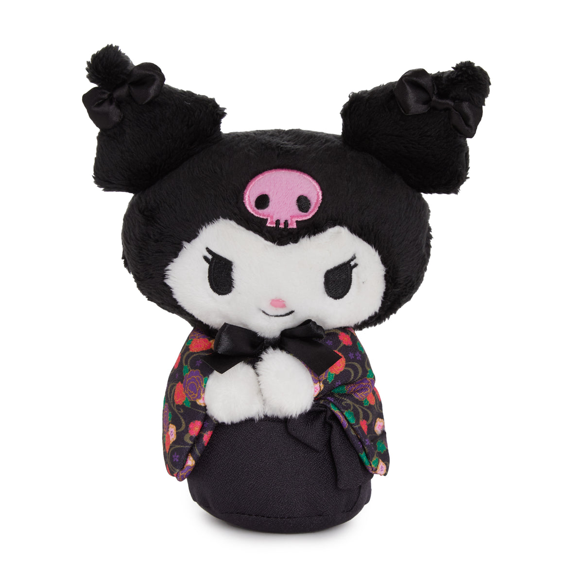 Kuromi Bean Doll Plush (Hakama Series) Plush NAKAJIMA CORPORATION