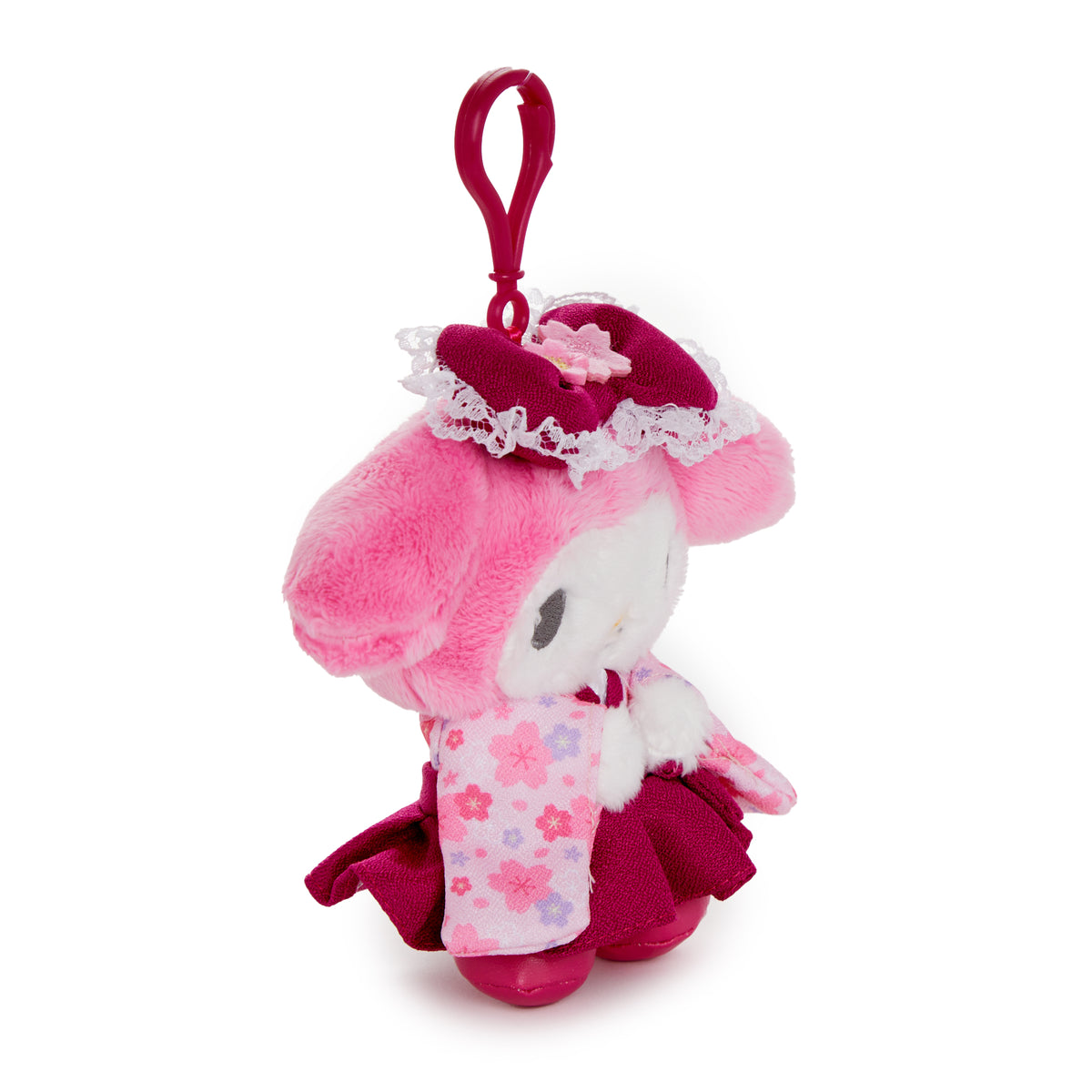 My Melody Plush Mascot Clip (Hakama Series) Accessory NAKAJIMA CORPORATION