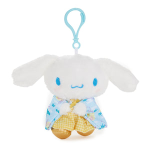 Cinnamoroll Plush Mascot Clip (Hakama Series) Accessory NAKAJIMA CORPORATION