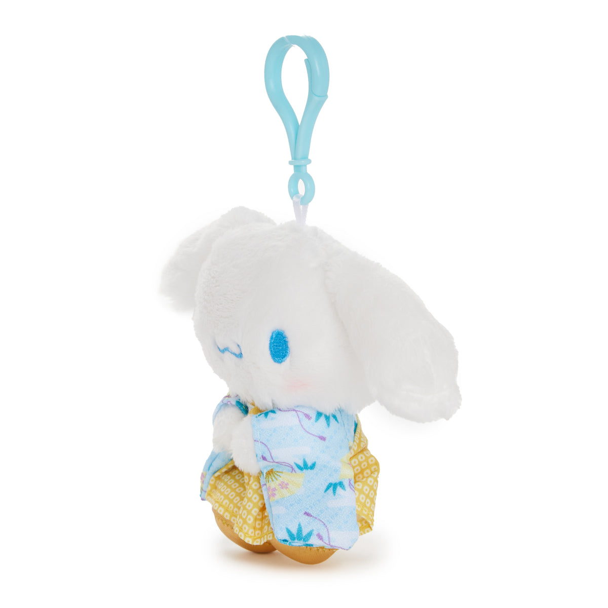 Cinnamoroll Plush Mascot Clip (Hakama Series) Accessory NAKAJIMA CORPORATION