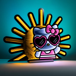 Hello Kitty 24.5" Sunshine Ekkolight Infinity Light