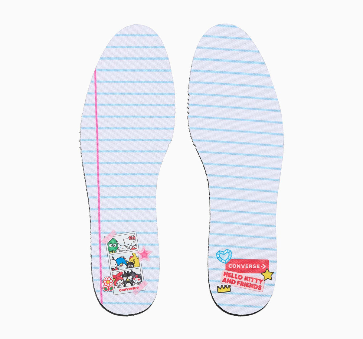 Converse x Hello Kitty and Friends Chuck 70 Hi-Top Stickers Sneaker (Adult - White) Shoes CONVERSE