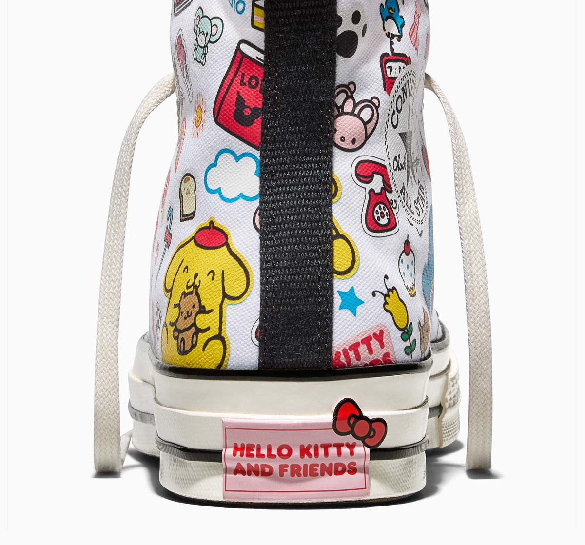 Converse x Hello Kitty and Friends Chuck 70 Hi-Top Stickers Sneaker (Adult - White) Shoes CONVERSE