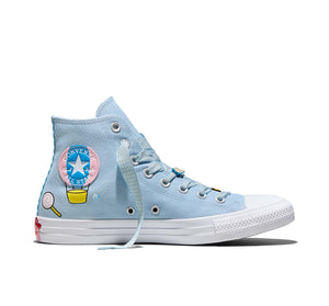 Converse x Cinnamoroll Chuck Taylor All Star Hi-Top Sneaker (Adult - Light Blue) Shoes CONVERSE