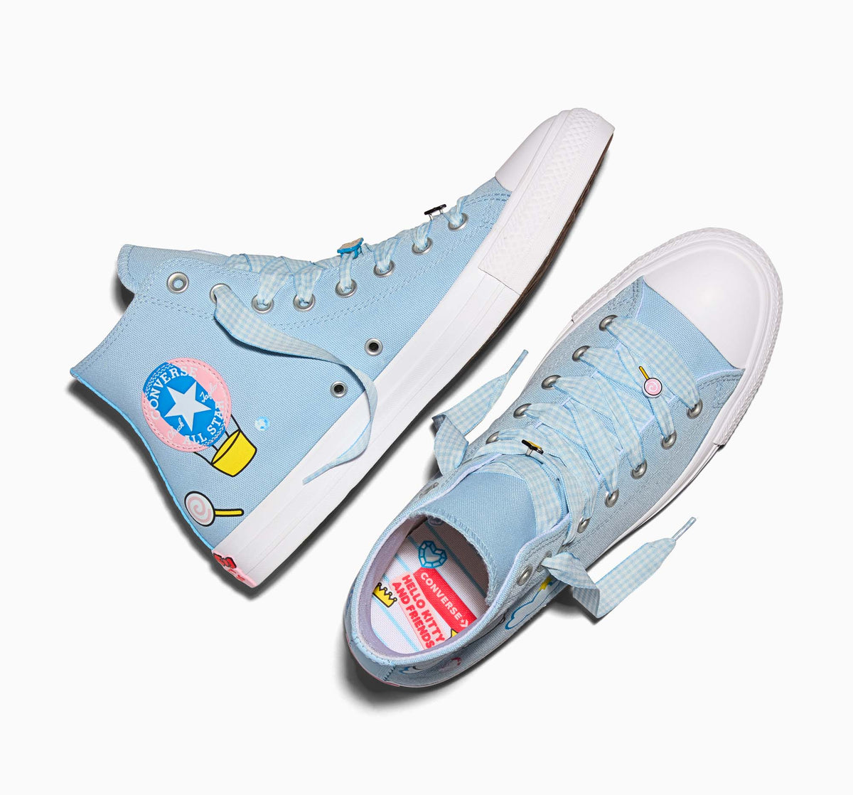 Converse x Cinnamoroll Chuck Taylor All Star Hi-Top Sneaker (Adult - Light Blue) Shoes CONVERSE