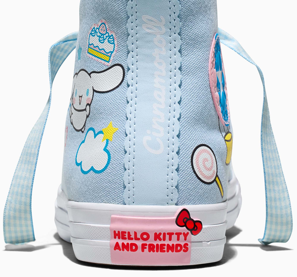Converse x Cinnamoroll Chuck Taylor All Star Hi-Top Sneaker (Adult - Light Blue) Shoes CONVERSE