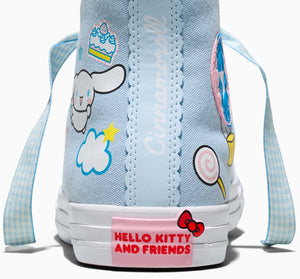 Converse x Cinnamoroll Chuck Taylor All Star Hi-Top Sneaker (Adult - Light Blue) Shoes CONVERSE