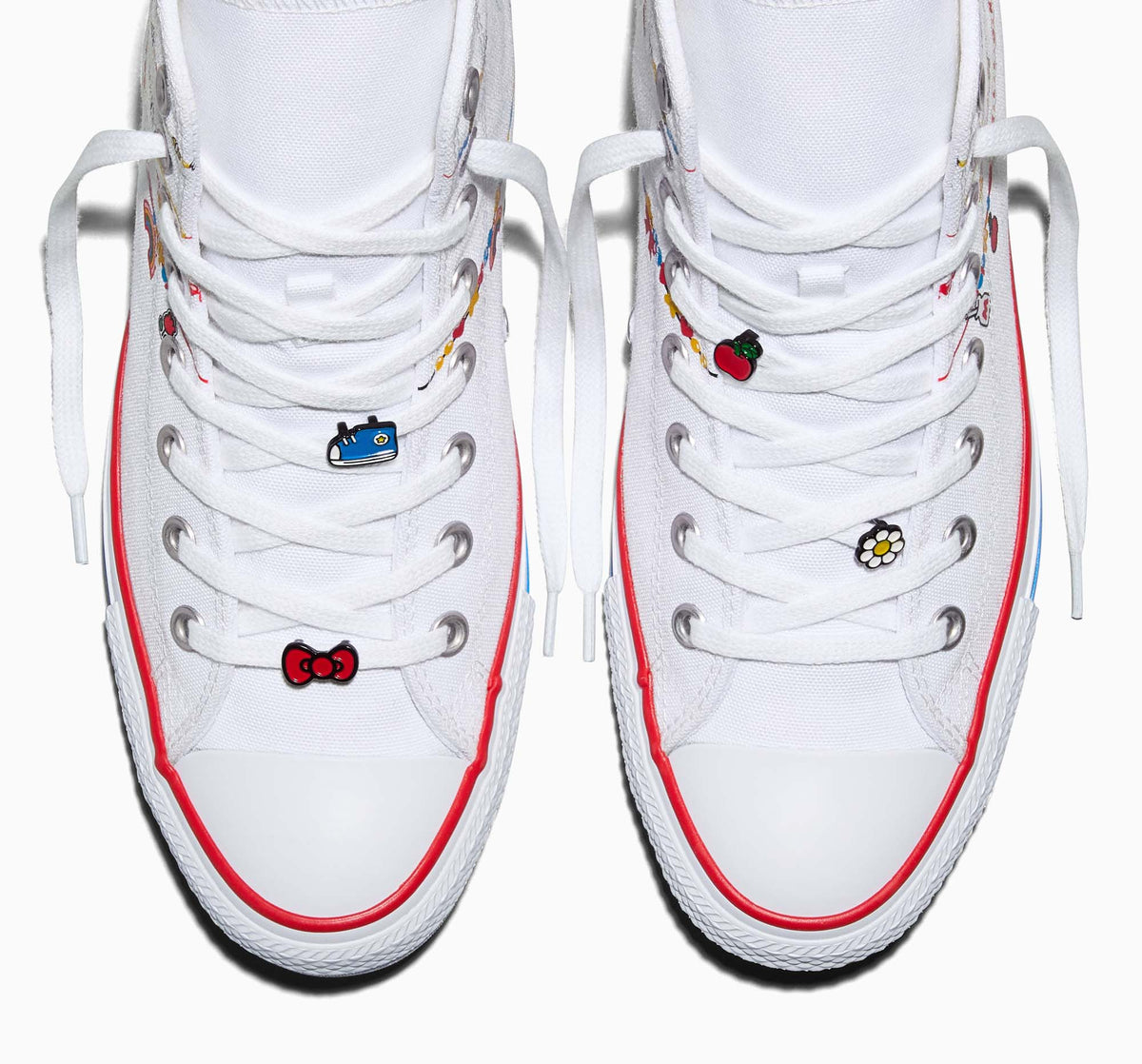 Converse x Hello Kitty Chuck Taylor All Star Charmed Hi-Top Sneaker (Adult - White) Shoes CONVERSE