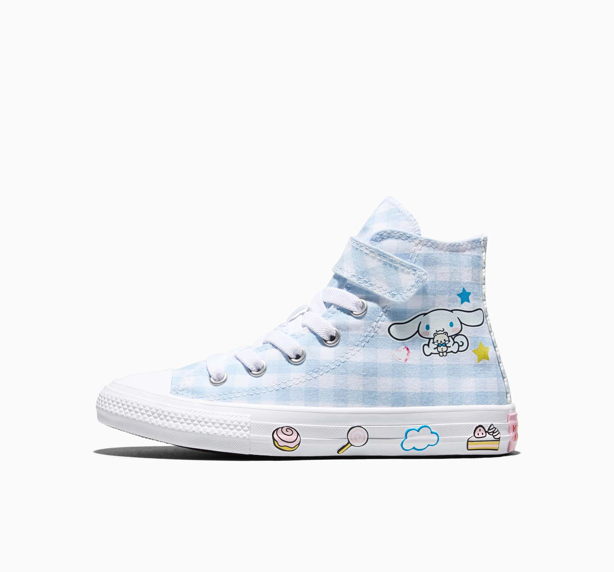 Converse x Cinnamoroll Chuck Taylor All Star Easy-On Sneaker (Kids - Light Blue) Shoes CONVERSE