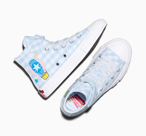 Converse x Cinnamoroll Chuck Taylor All Star Easy-On Sneaker (Kids - Light Blue) Shoes CONVERSE