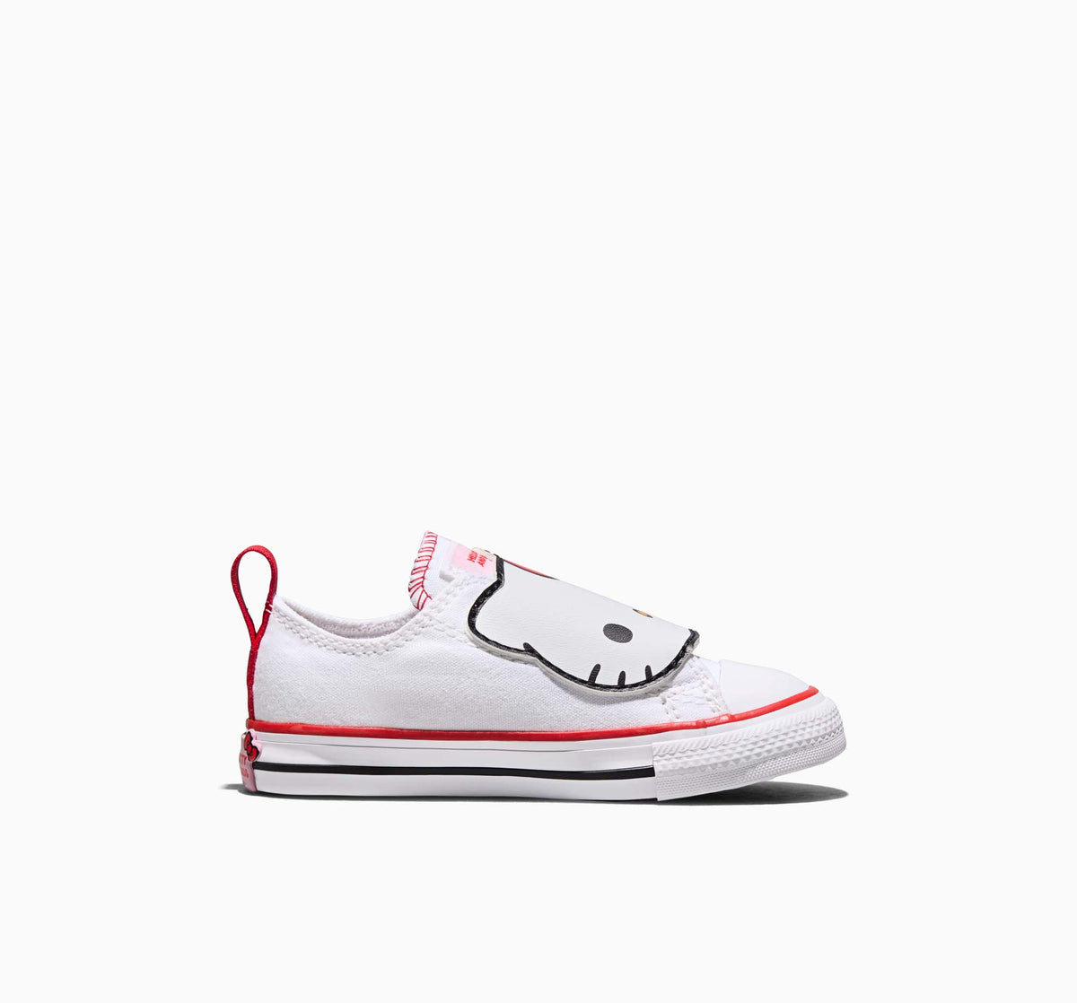 Converse x Hello Kitty Chuck Taylor All Star One Strap Easy-On Sneaker (Toddler - White) Shoes CONVERSE
