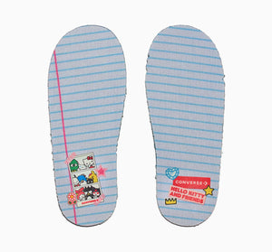 Converse x Hello Kitty Chuck Taylor All Star One Strap Easy-On Sneaker (Toddler - White) Shoes CONVERSE