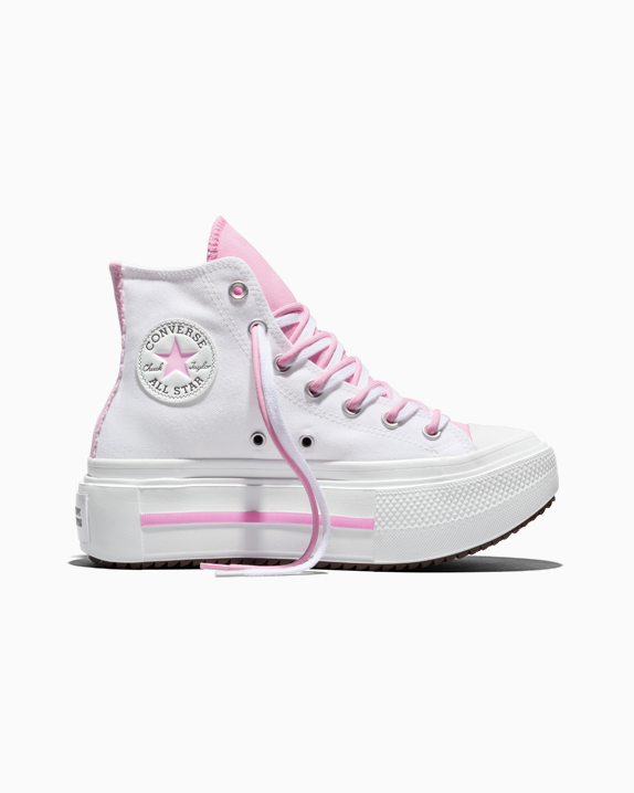 Converse x My Melody & Kuromi Chuck Taylor All Star Lift Double Stack Platform Sneaker (Adult- White) Shoes CONVERSE