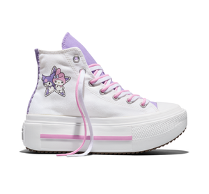 Converse x My Melody & Kuromi Chuck Taylor All Star Lift Double Stack Platform Sneaker (Adult- White) Shoes CONVERSE