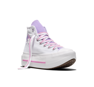 Converse x My Melody & Kuromi Chuck Taylor All Star Lift Double Stack Platform Sneaker (Adult- White) Shoes CONVERSE