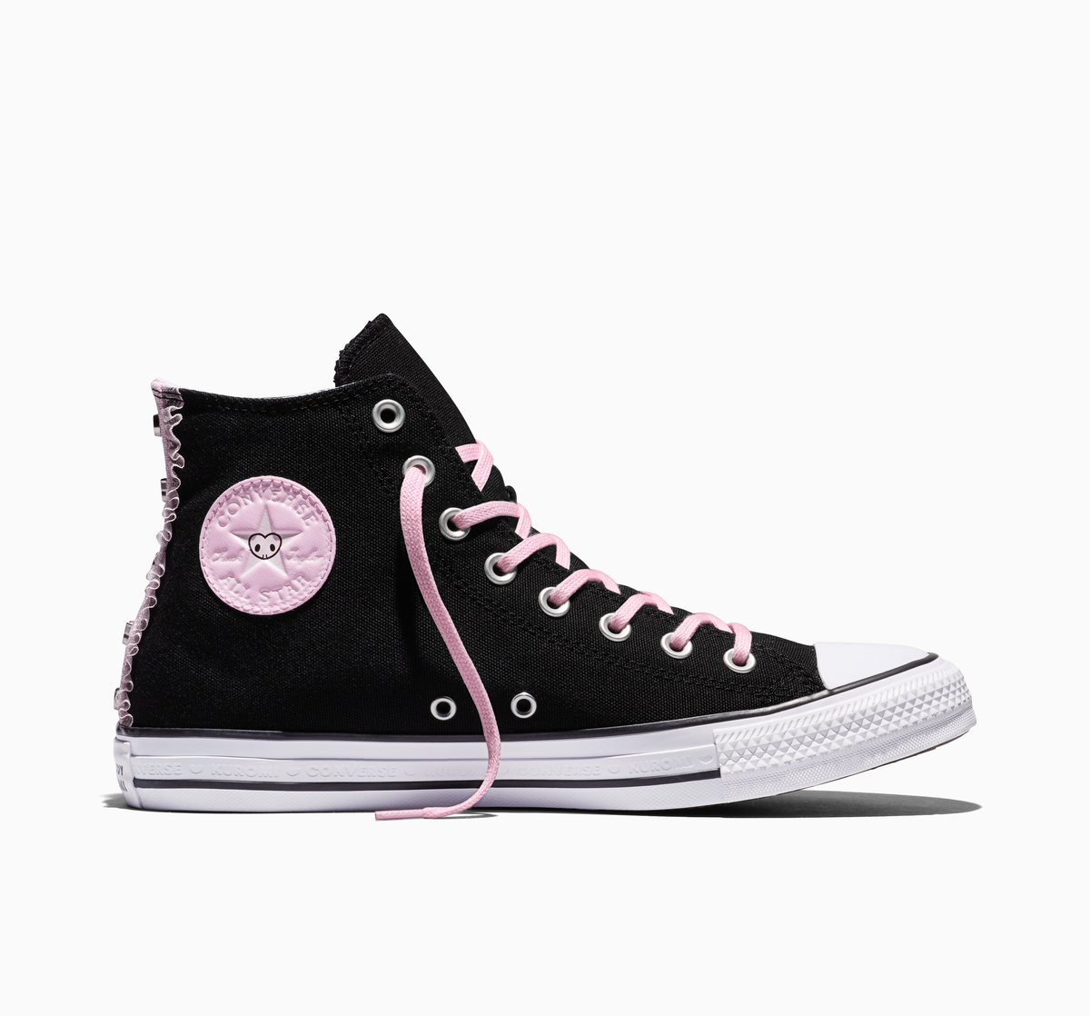 Converse x Kuromi Chuck Taylor All Star Charmed Hi-Top Sneaker (Adult - Black) Shoes CONVERSE