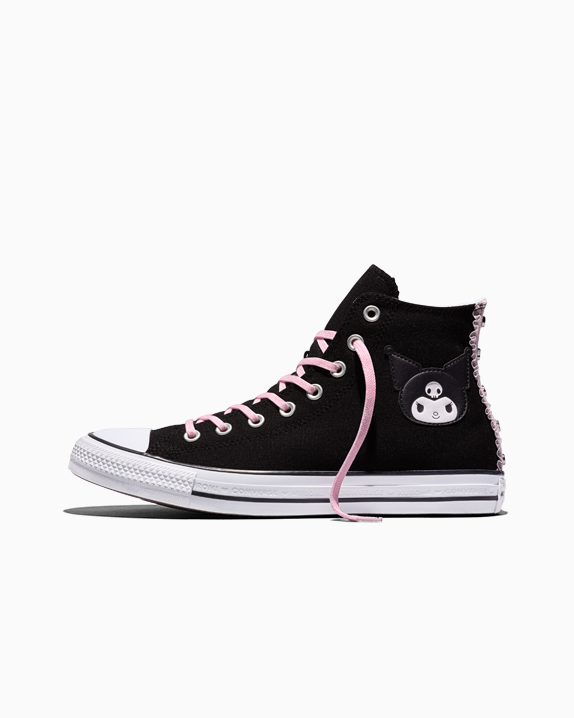 Converse x Kuromi Chuck Taylor All Star Charmed Hi-Top Sneaker (Adult - Black) Shoes CONVERSE