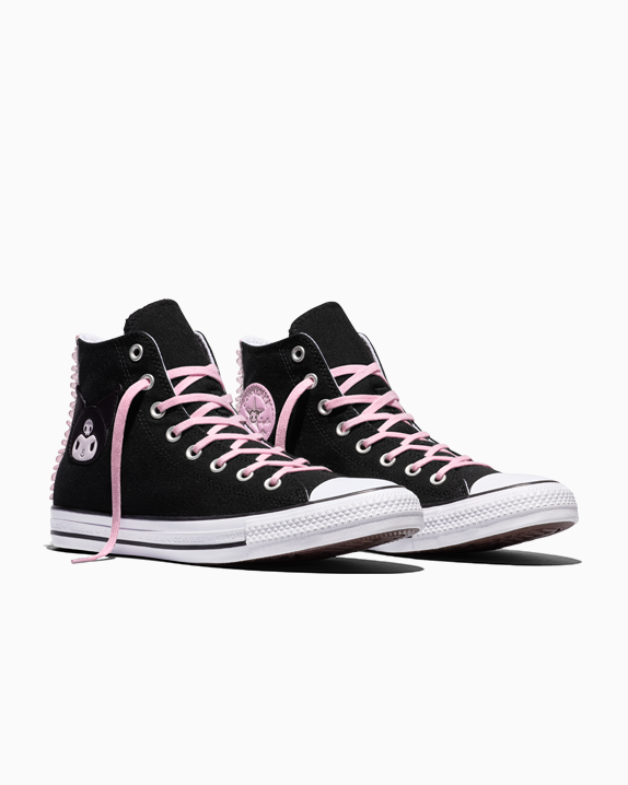 Converse x Kuromi Chuck Taylor All Star Charmed Hi-Top Sneaker (Adult - Black) Shoes CONVERSE