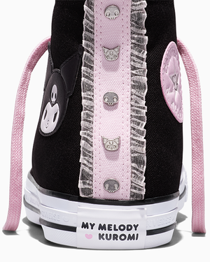 Converse x Kuromi Chuck Taylor All Star Charmed Hi-Top Sneaker (Adult - Black) Shoes CONVERSE