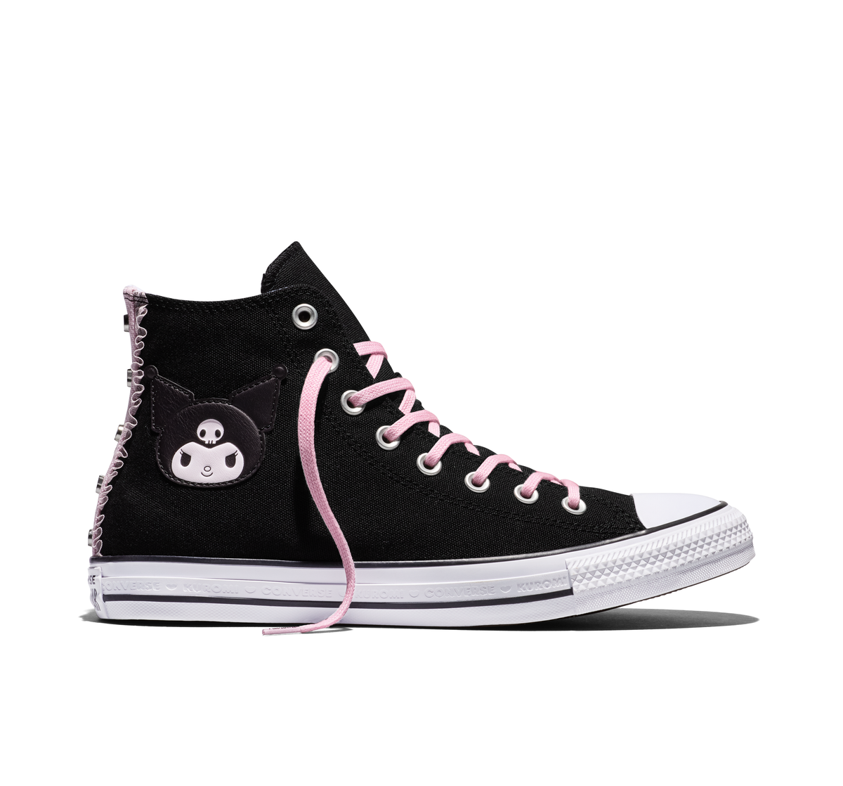 Converse x Kuromi Chuck Taylor All Star Charmed Hi-Top Sneaker (Adult - Black) Shoes CONVERSE