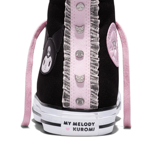Converse x Kuromi Chuck Taylor All Star Charmed Hi-Top Sneaker (Adult - Black) Shoes CONVERSE